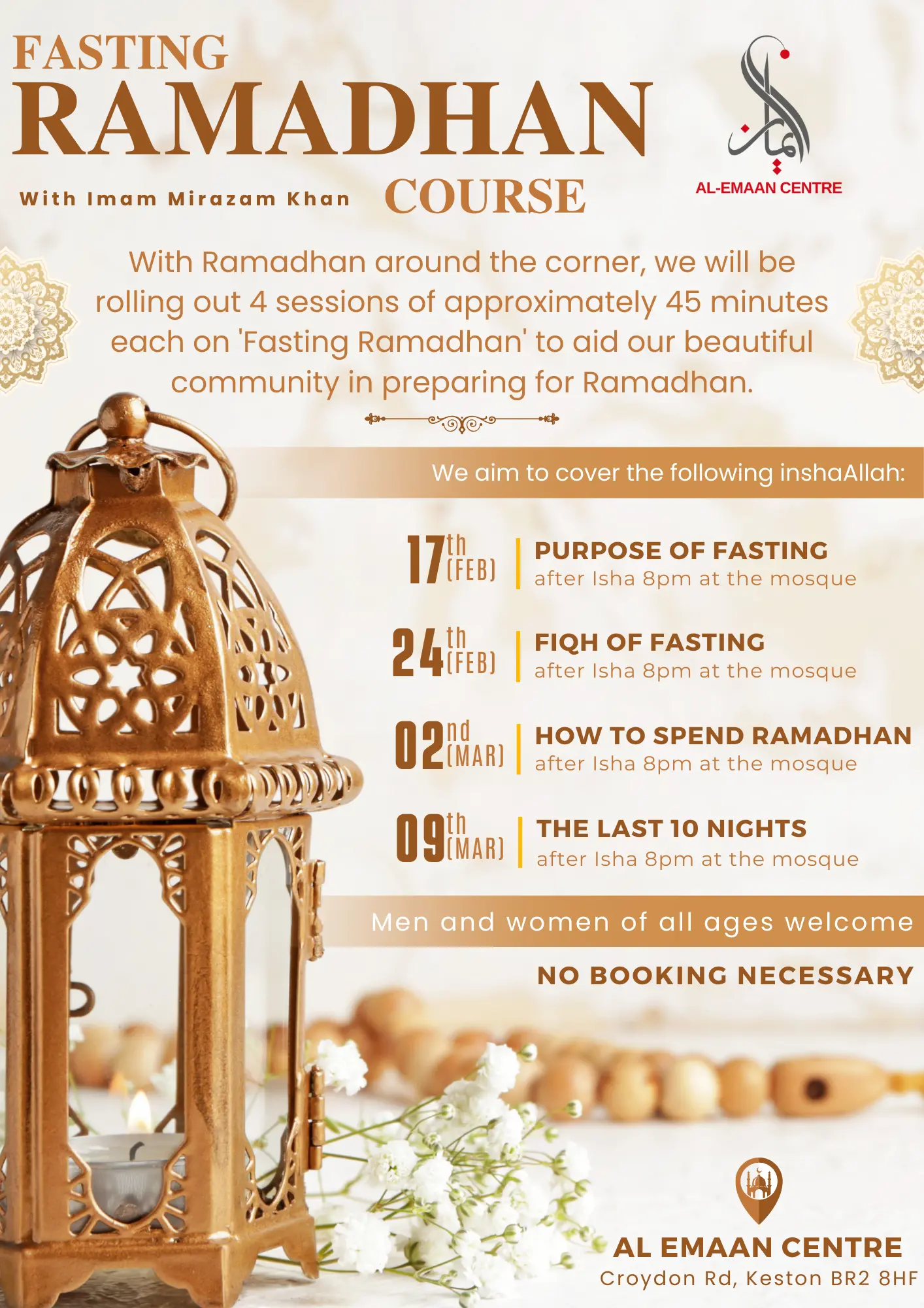 AEC Fasting Ramadan Course